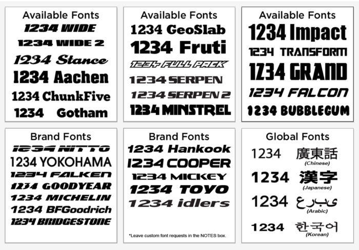 Tire Lettering For Motorcycle Tires - Image 9