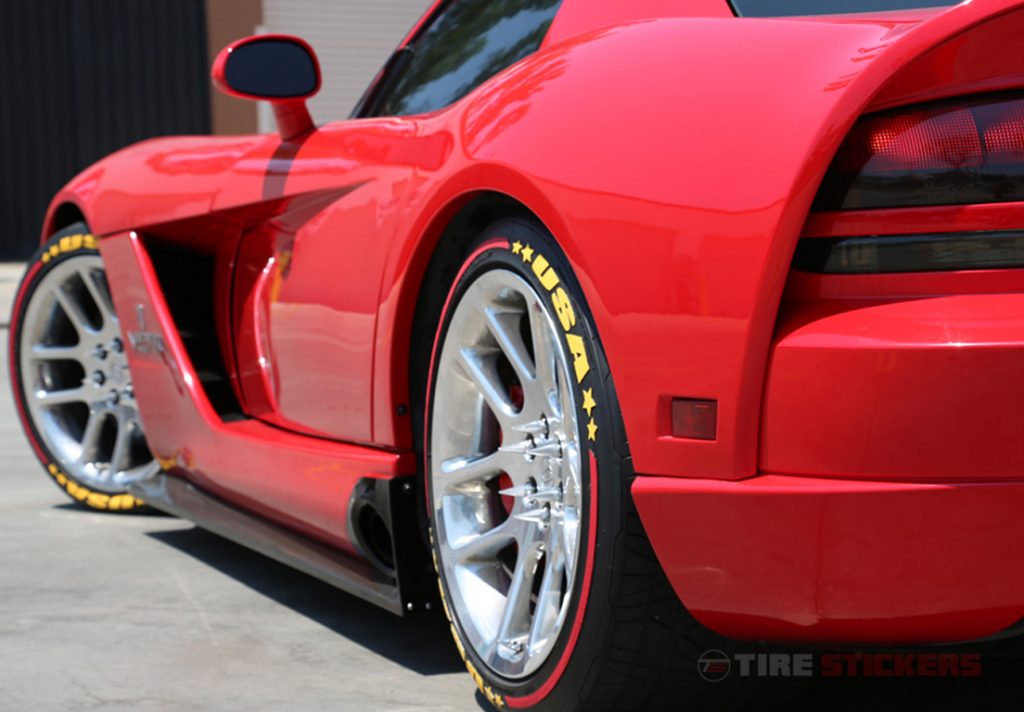 Tire Graphics – Formula 1 Style Stripes Only - TireStickers New Zealand
